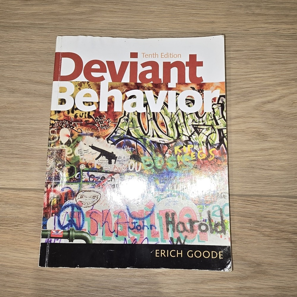 Deviant Behavior 10th Edition Textbook Erich Goode Sociology Paperback